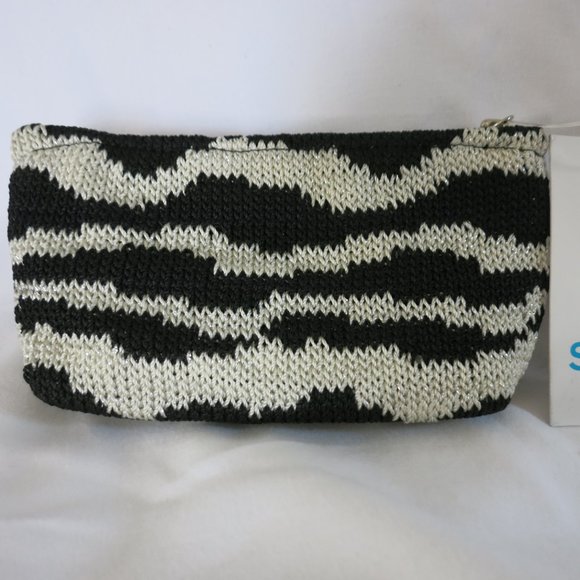 The Sak Cosmetic/Makeup Bag Black & White - Picture 1 of 3